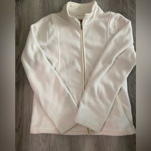 Merona White Fleece Jacket